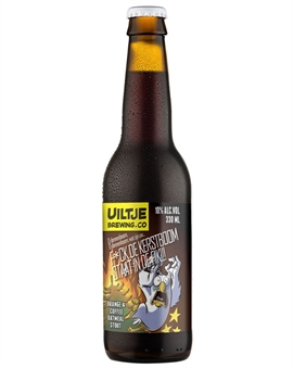 Uiltje The Christmas Tree is on fire Orange & Coffee Oatmeal Stout craft Beer 33 cl 10%